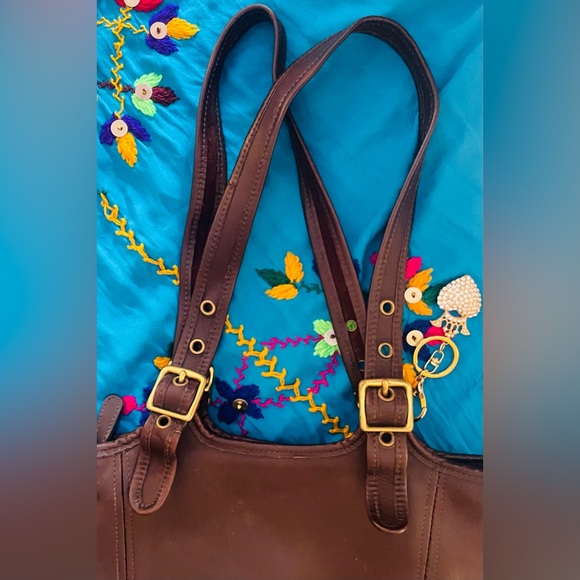 Vintage Coach rare Legacy Bonnie Cashin brown leather purse. EUC! - Picture 9 of 12